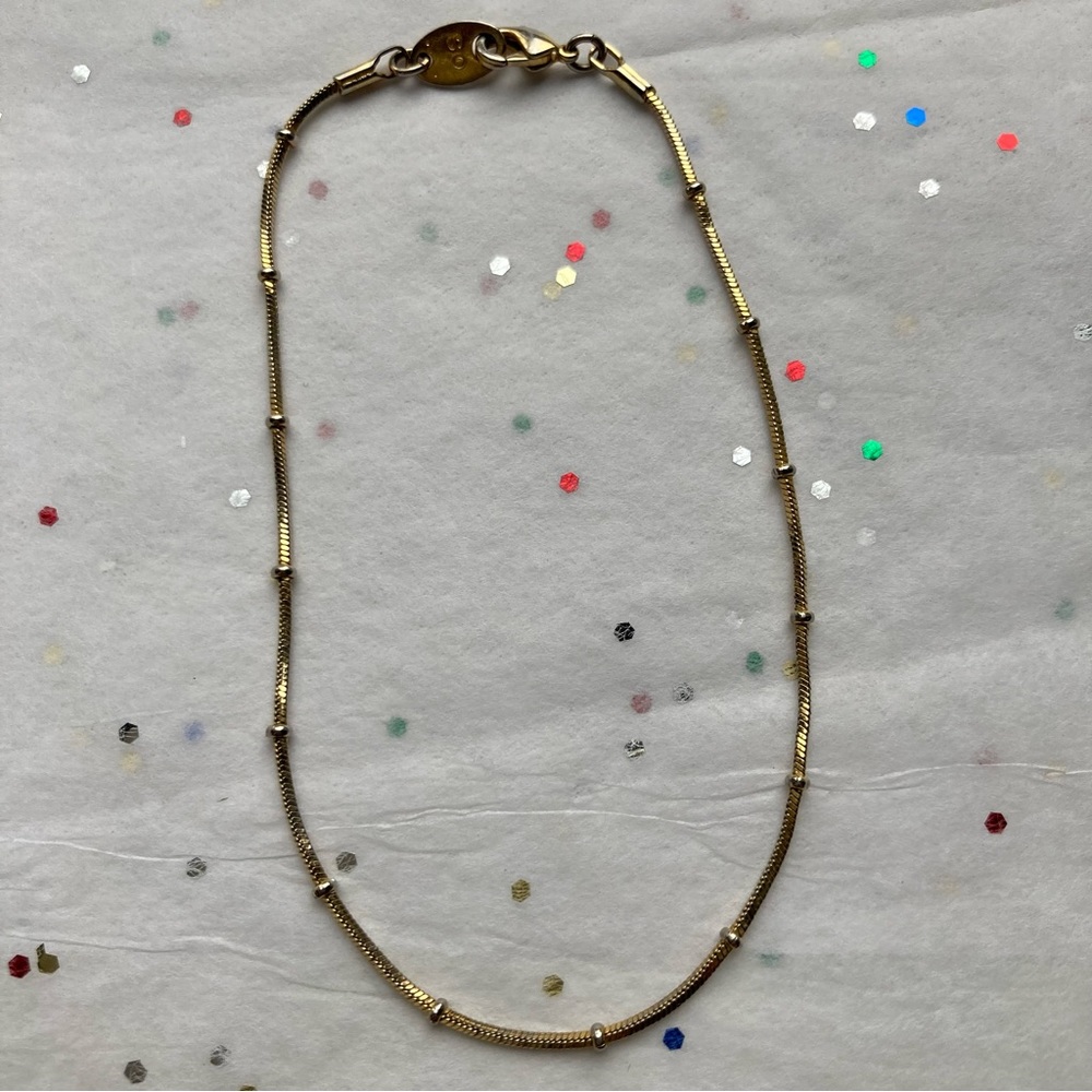 Gold Ankle Bracelet